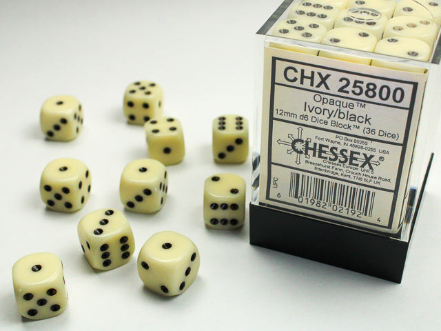 Chessex - 12mm D6 Dice Sets