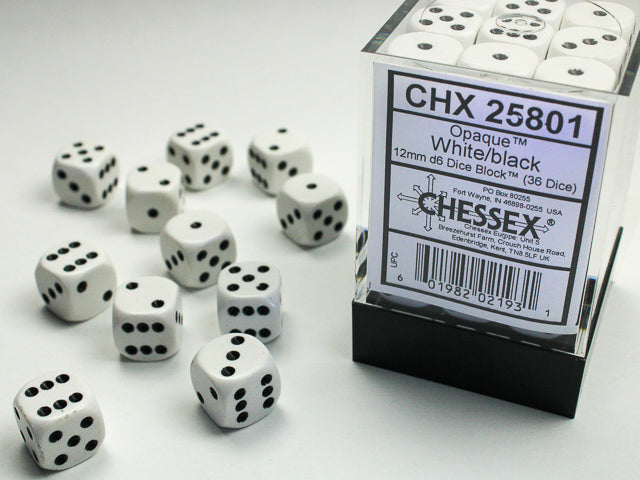 Chessex - 12mm D6 Dice Sets