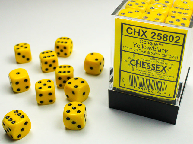 Chessex - 12mm D6 Dice Sets