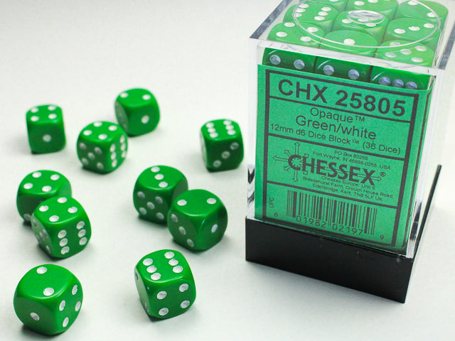 Chessex - 12mm D6 Dice Sets