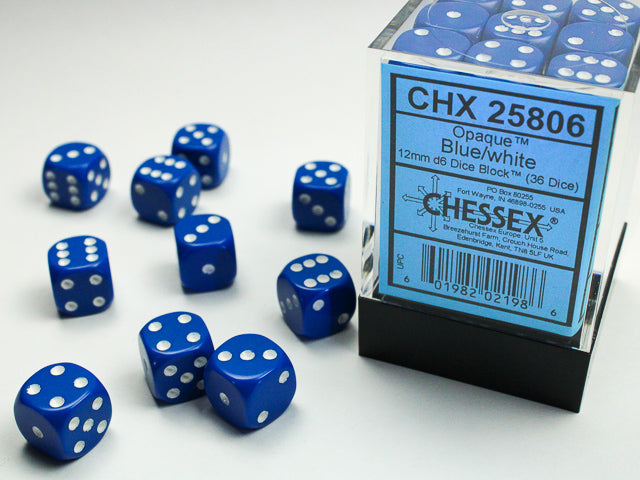 Chessex - 12mm D6 Dice Sets