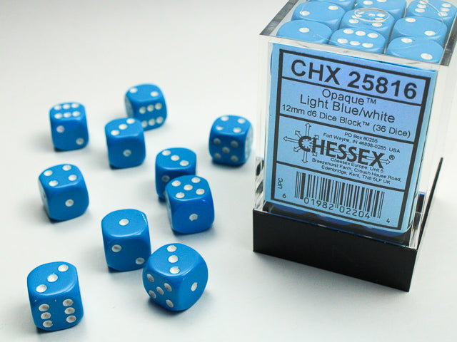 Chessex - 12mm D6 Dice Sets