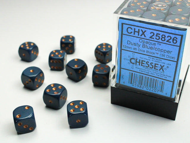 Chessex - 12mm D6 Dice Sets