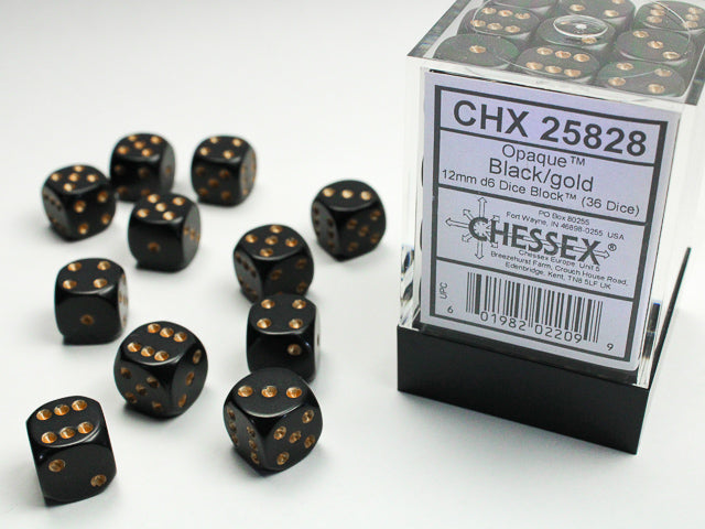 Chessex - 12mm D6 Dice Sets
