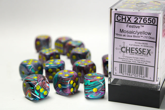 Chessex - D6 16mm Dice Sets