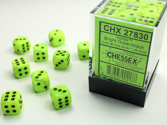 Chessex - 12mm D6 Dice Sets
