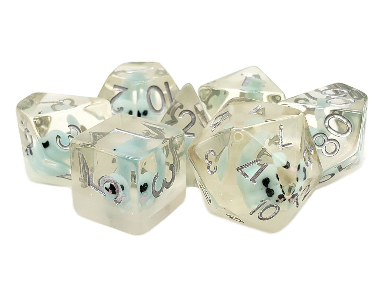 Acrylic-Resin RPG Dice Sets -  Animal Kingdom