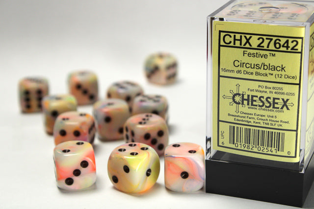 Chessex - D6 16mm Dice Sets