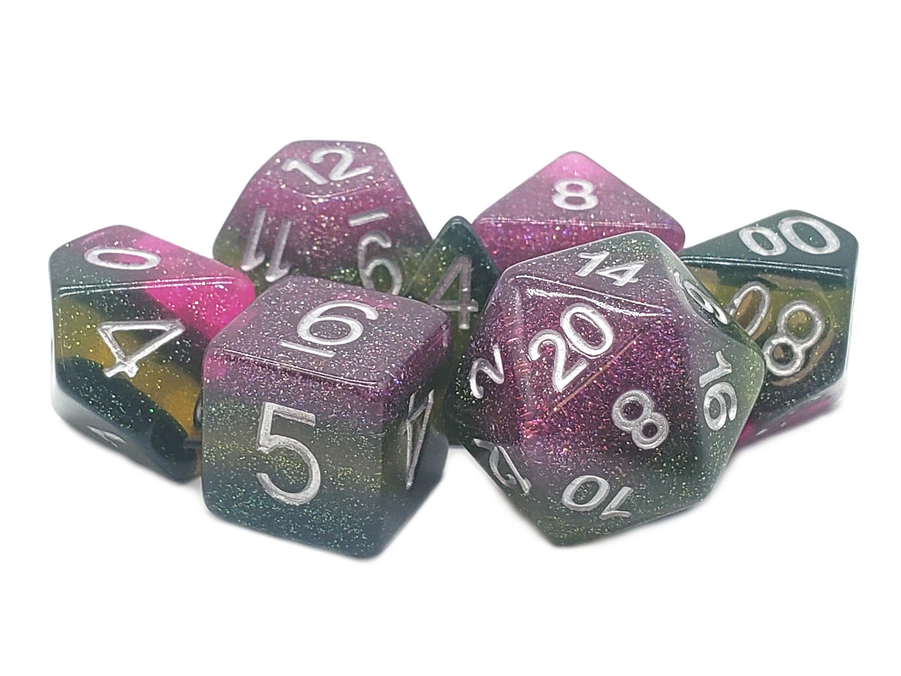 Acrylic-Resin RPG Dice Sets -  Gradients & Infused