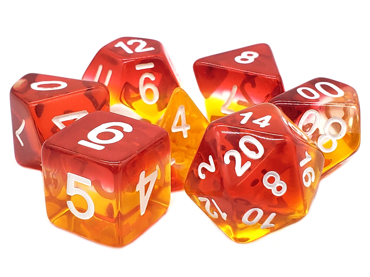 Acrylic-Resin RPG Dice Sets -  Gradients
