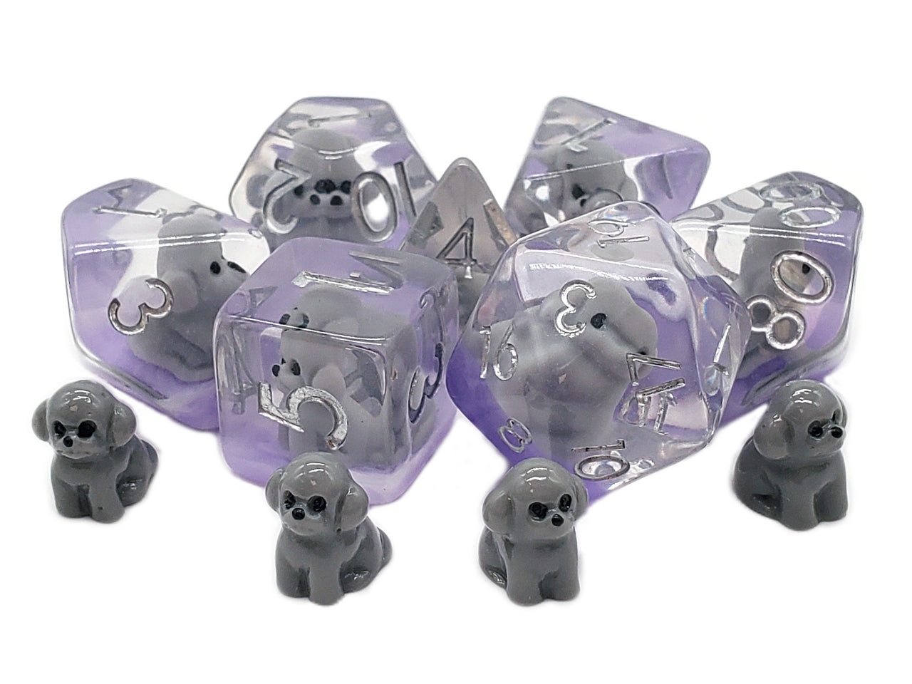 Acrylic-Resin RPG Dice Sets -  Animal Kingdom