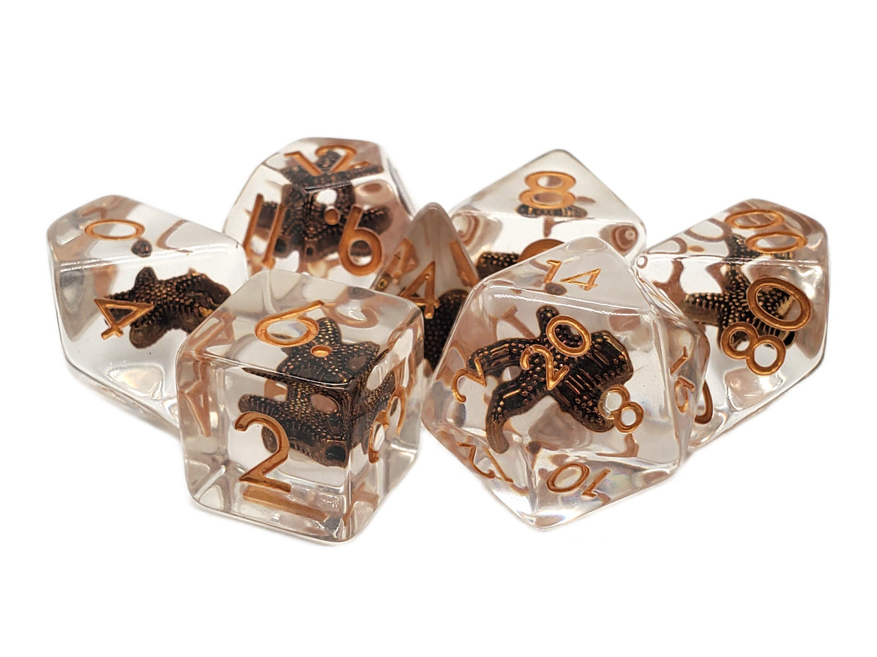 Acrylic-Resin RPG Dice Sets -  Animal Kingdom