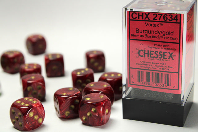 Chessex - D6 16mm Dice Sets