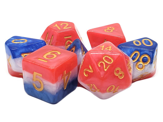 Acrylic-Resin RPG Dice Sets -  Gradients