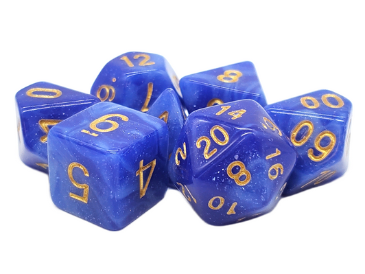 Acrylic-Resin RPG Dice Sets -  Galaxy