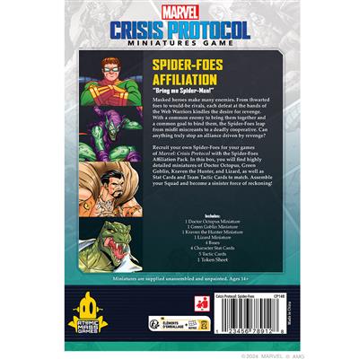 SPIDER-FOES AFFILIATION PACK-DoubleCGames