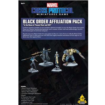 Black Order Affiliation Pack-DoubleCGames