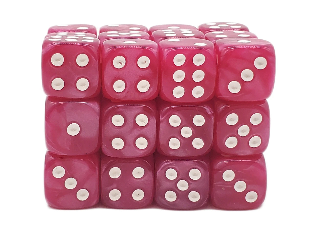 Pearl Drop-36ct 12mm D6 Dice Set-  Gradients