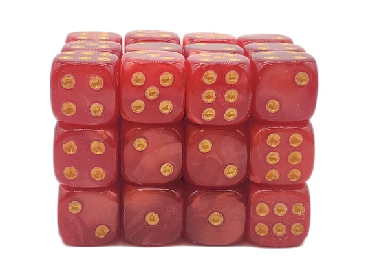 Pearl Drop-36ct 12mm D6 Dice Set-  Gradients