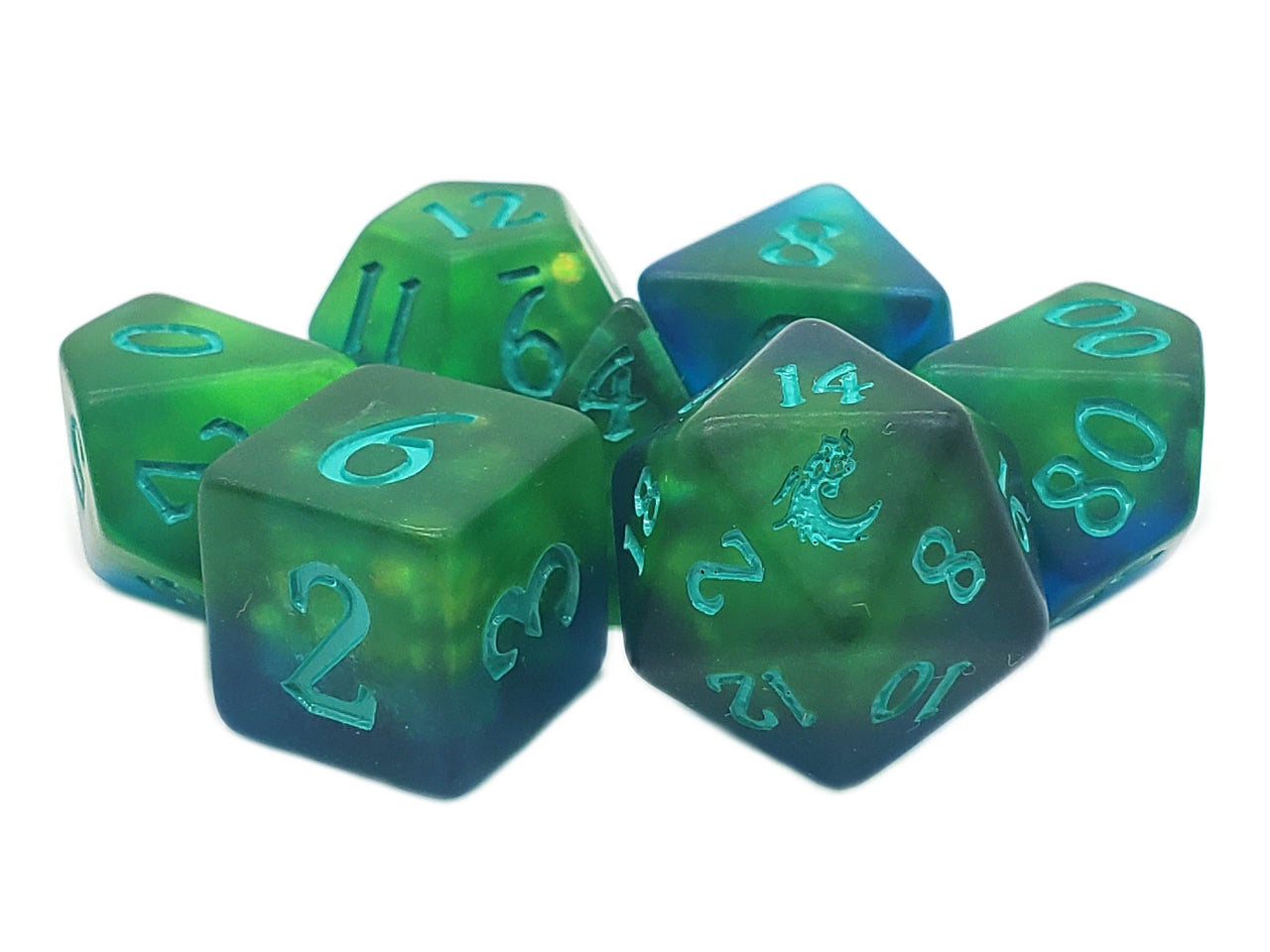 Acrylic-Resin RPG Dice Sets -  Gradients & Infused