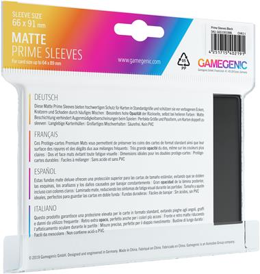 Matte Prime Sleeves (Assorted Colors)-DoubleCGames
