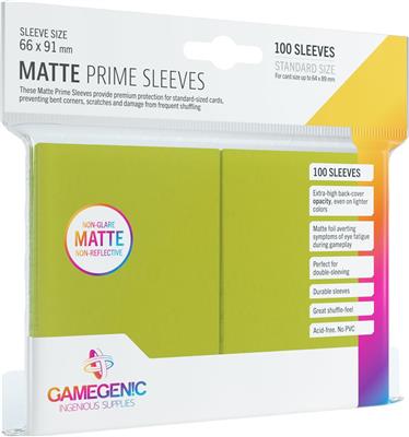 Matte Prime Sleeves (Assorted Colors)-DoubleCGames