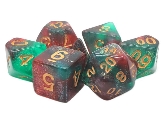 Acrylic-Resin RPG Dice Sets -  Galaxy