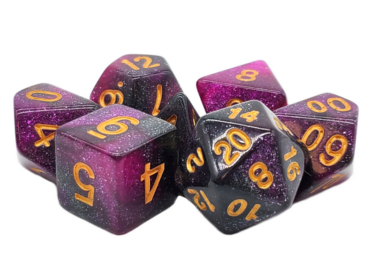 Acrylic-Resin RPG Dice Sets -  Galaxy