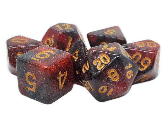 Acrylic-Resin RPG Dice Sets -  Galaxy