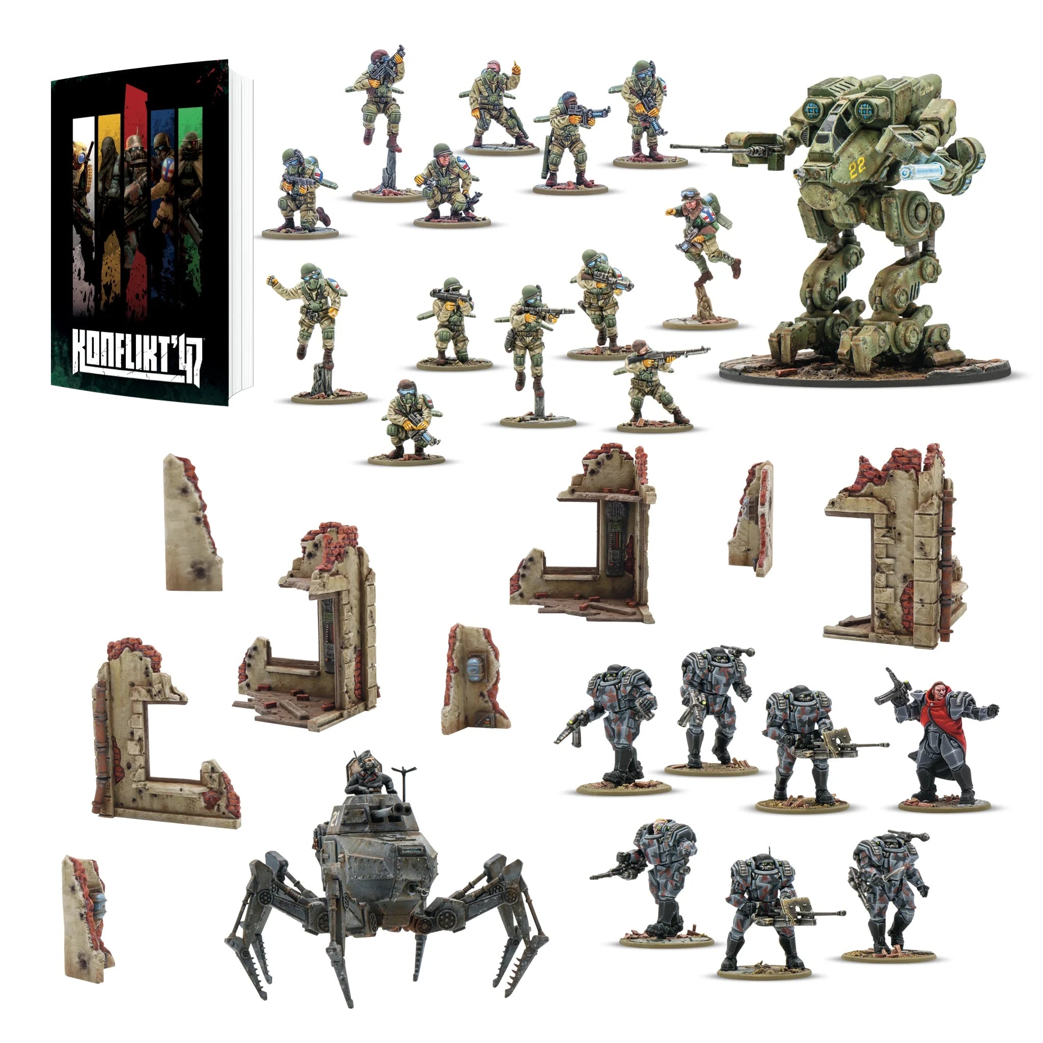 Konflict '47 - Starter Sets & Rules & Accessories