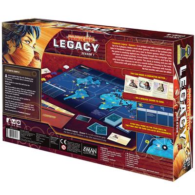 Pandemic: Legacy Season 1 (Red Edition)-DoubleCGames